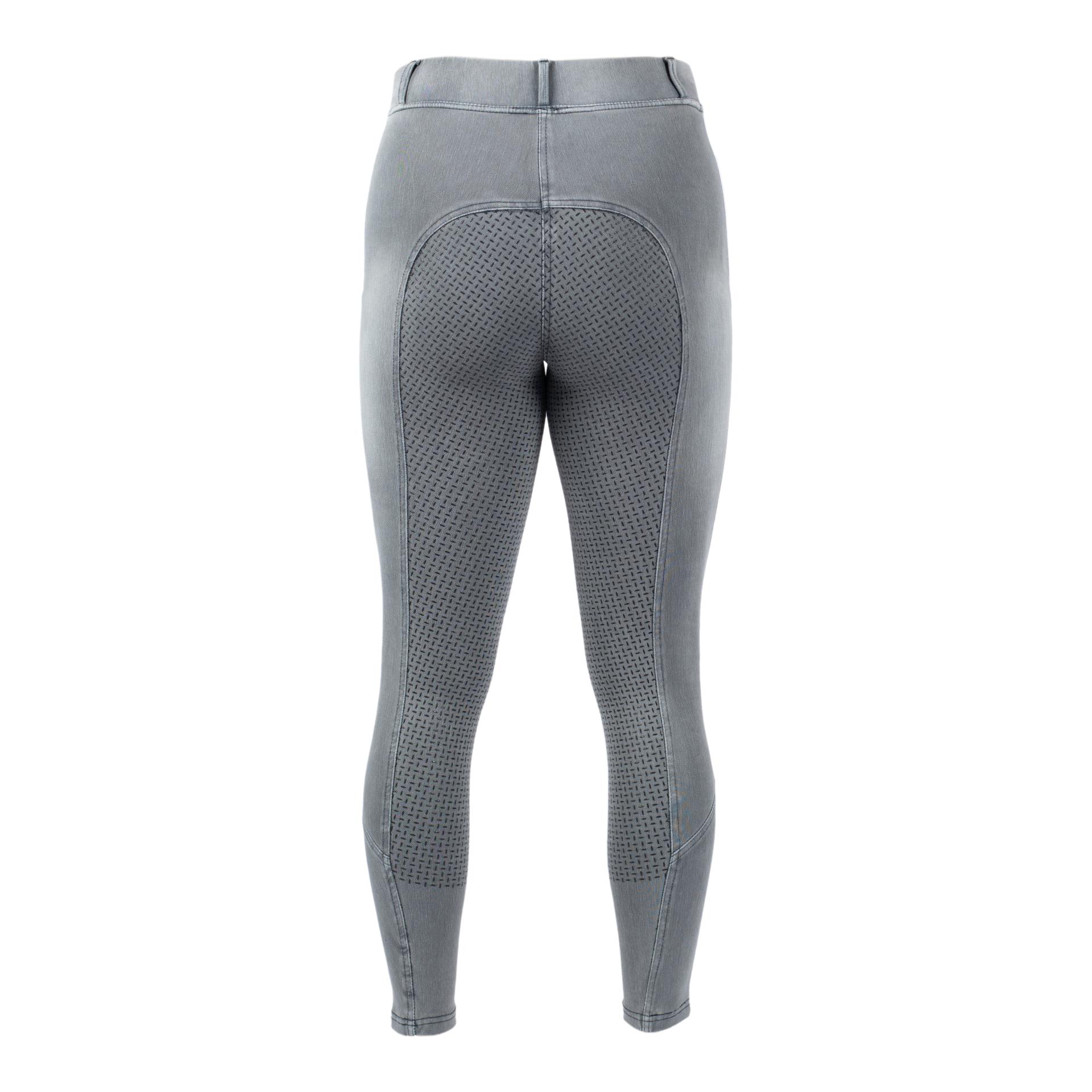 Reitleggings Jeans Fullgrip Damen