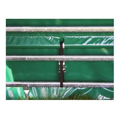 Growi®-Rundbogen-Weidezelt 3,60 x 3,60 x 3,25 m OHNE PANELS