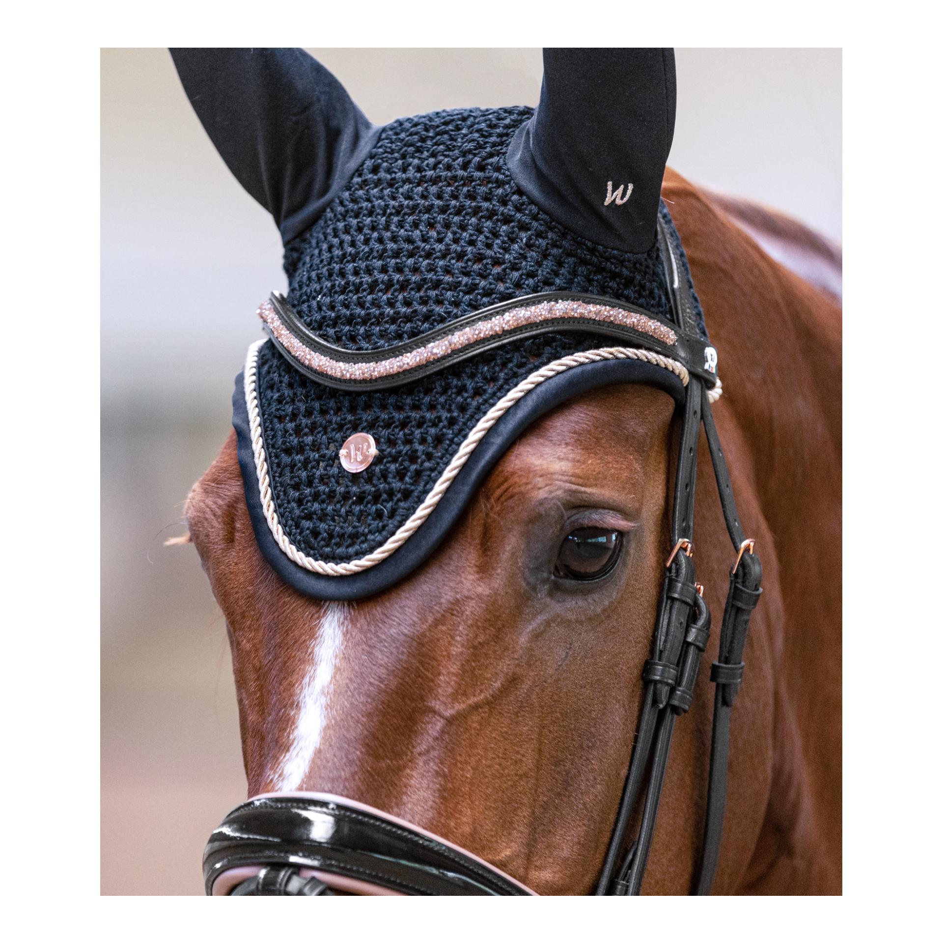 Fliegenohren Modern Rosé - nachtblau