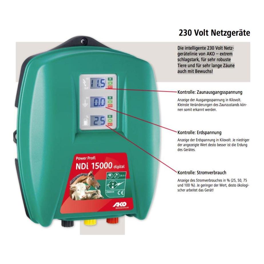 Power Profi NDi 15000 D Weidezaungerät