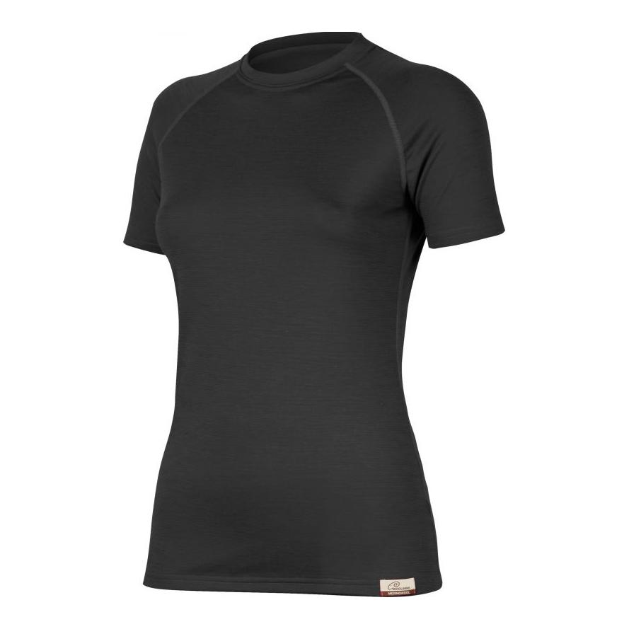 ALEA Frauen Merino T-Shirt, 160gr - schwarz
