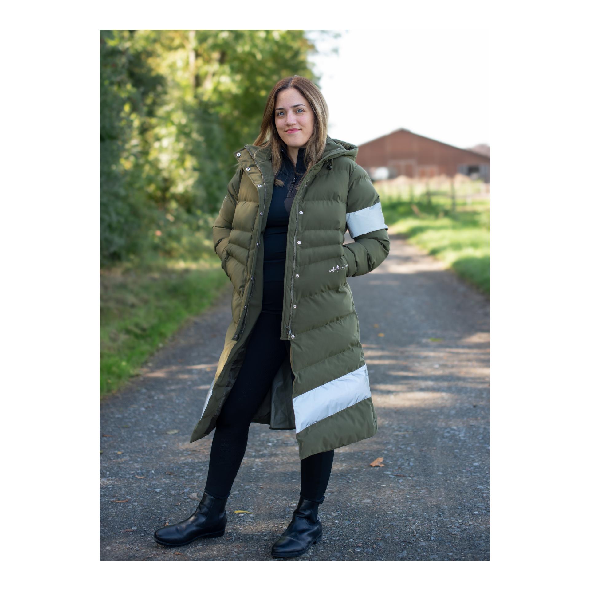 Reit-Set Wintermantel & Reithose | Wintermantel Elements Ultra Reflex & Reithose Motion Fullgrip