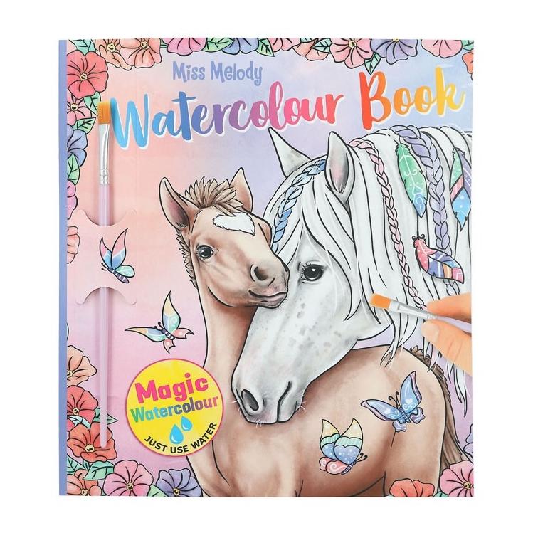 Miss Melody Wasserfarben Malbuch