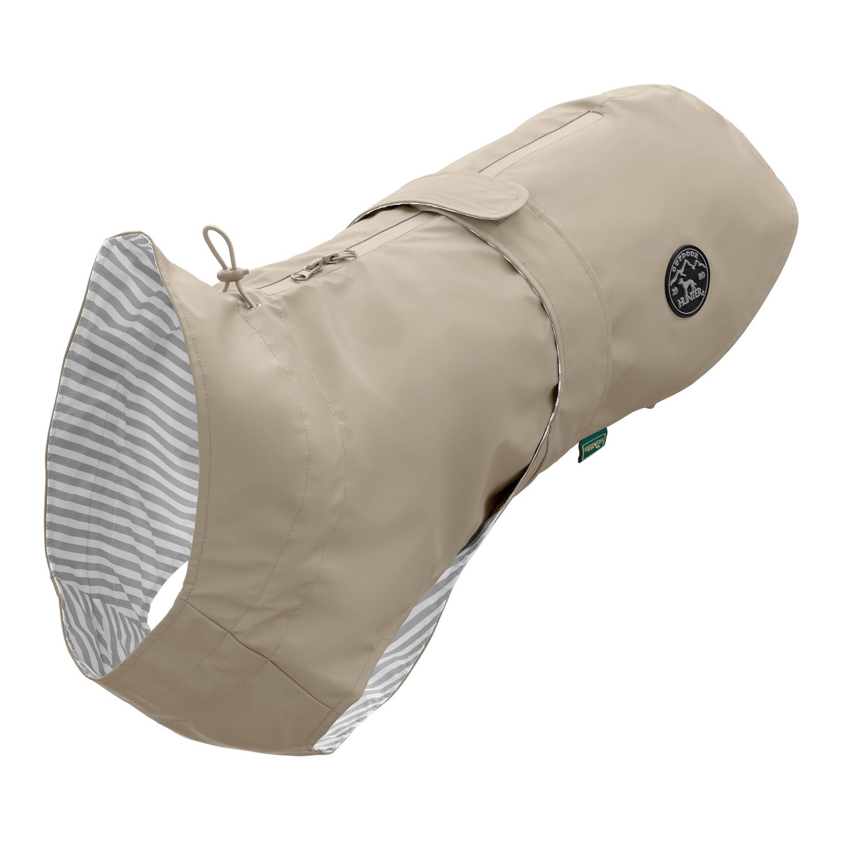 Hunter Hunderegenmantel Milford Farbe: Taupe, Grösse: 25 cm