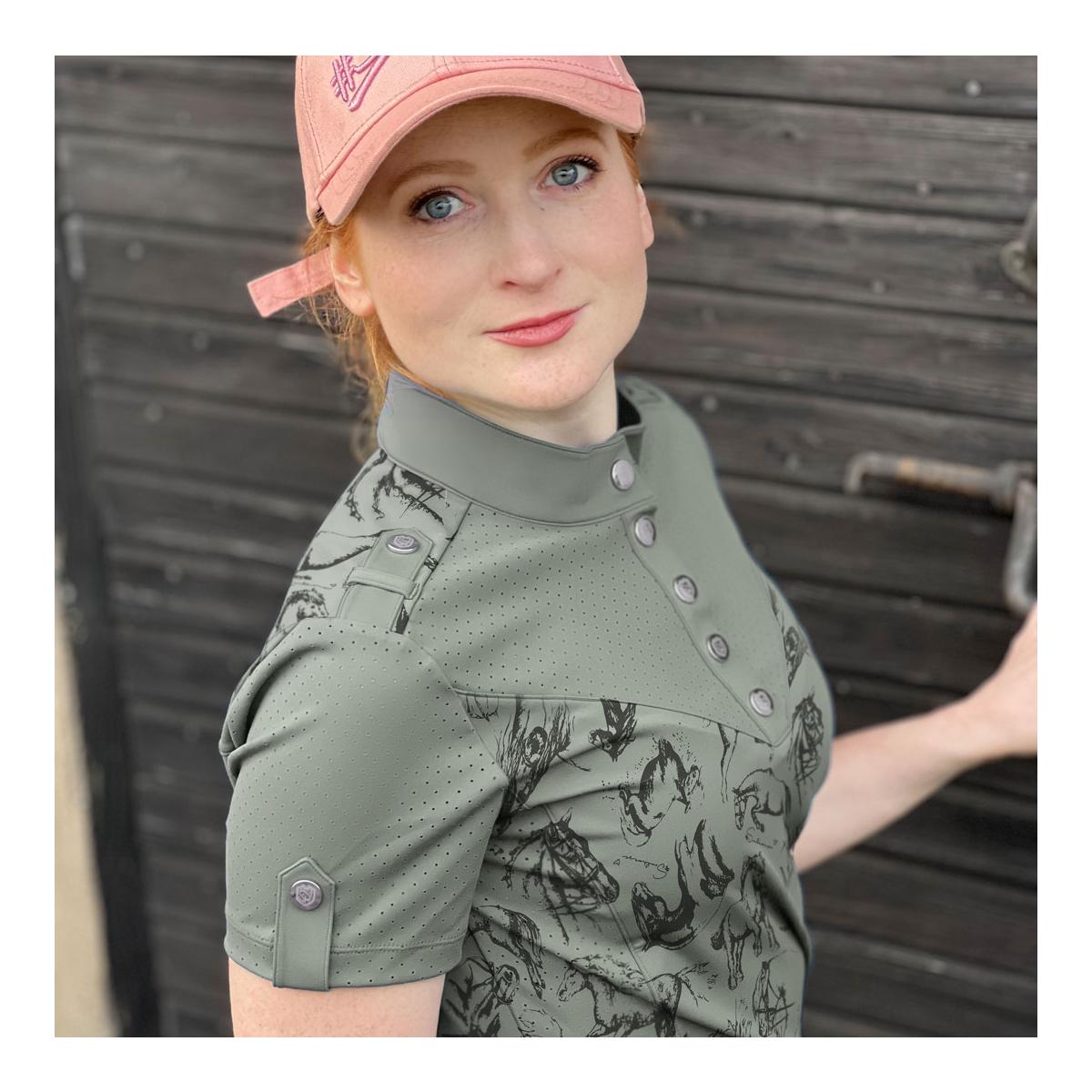 Funktions Poloshirt Horses