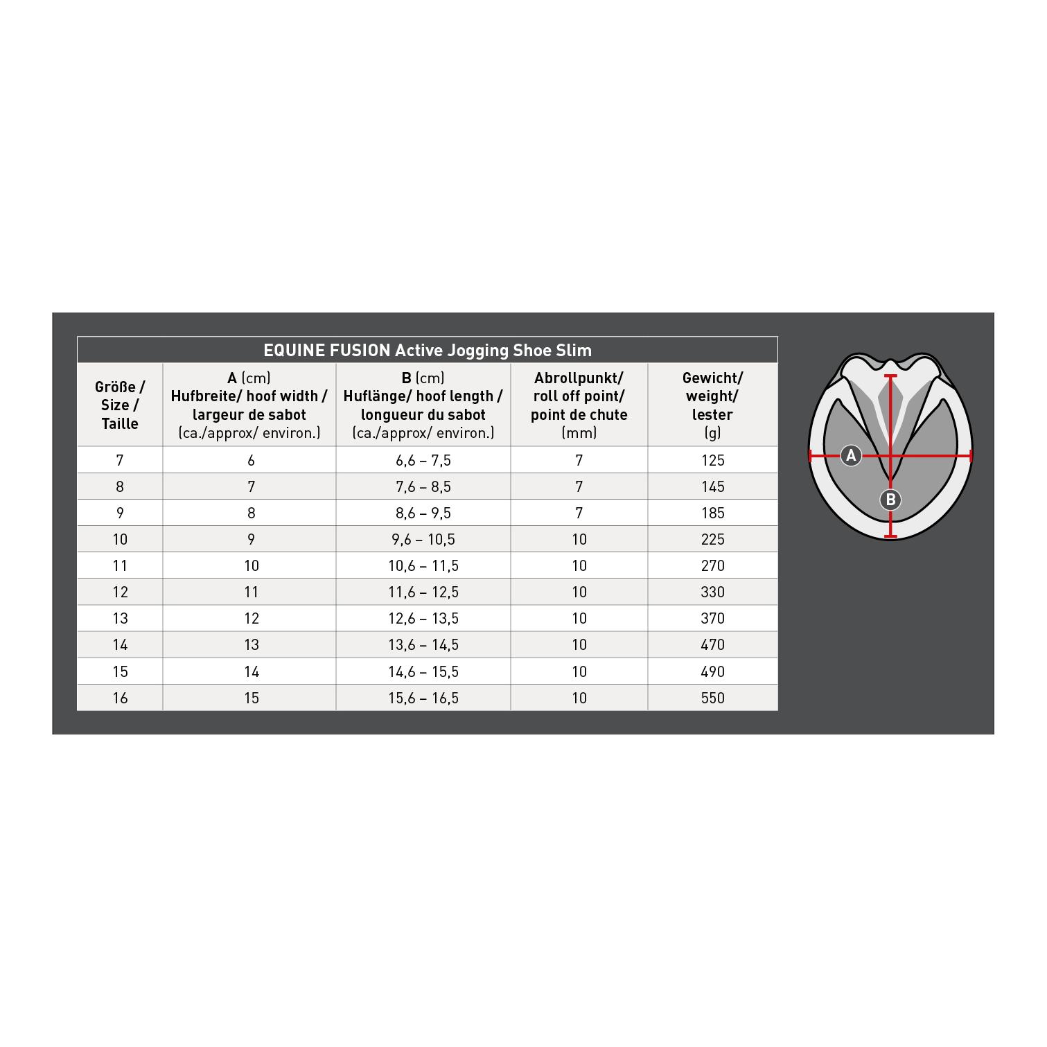 Equine Fusion Active Jogging Shoe Slim