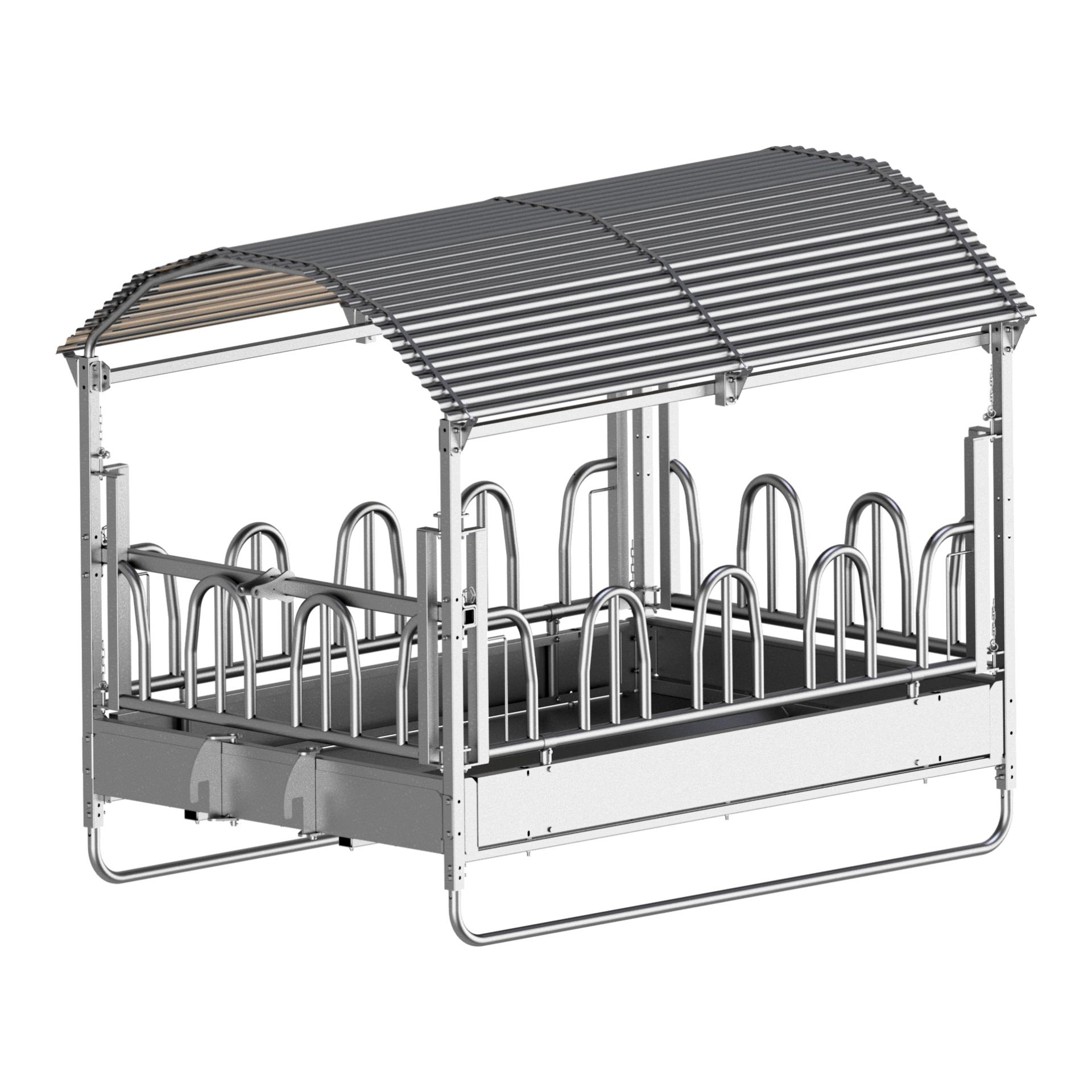 Grossballenraufe mit Palisadenfressgitter