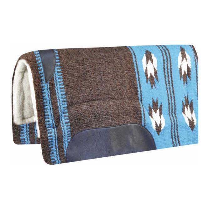 Westernpad Utah - braun/türkis