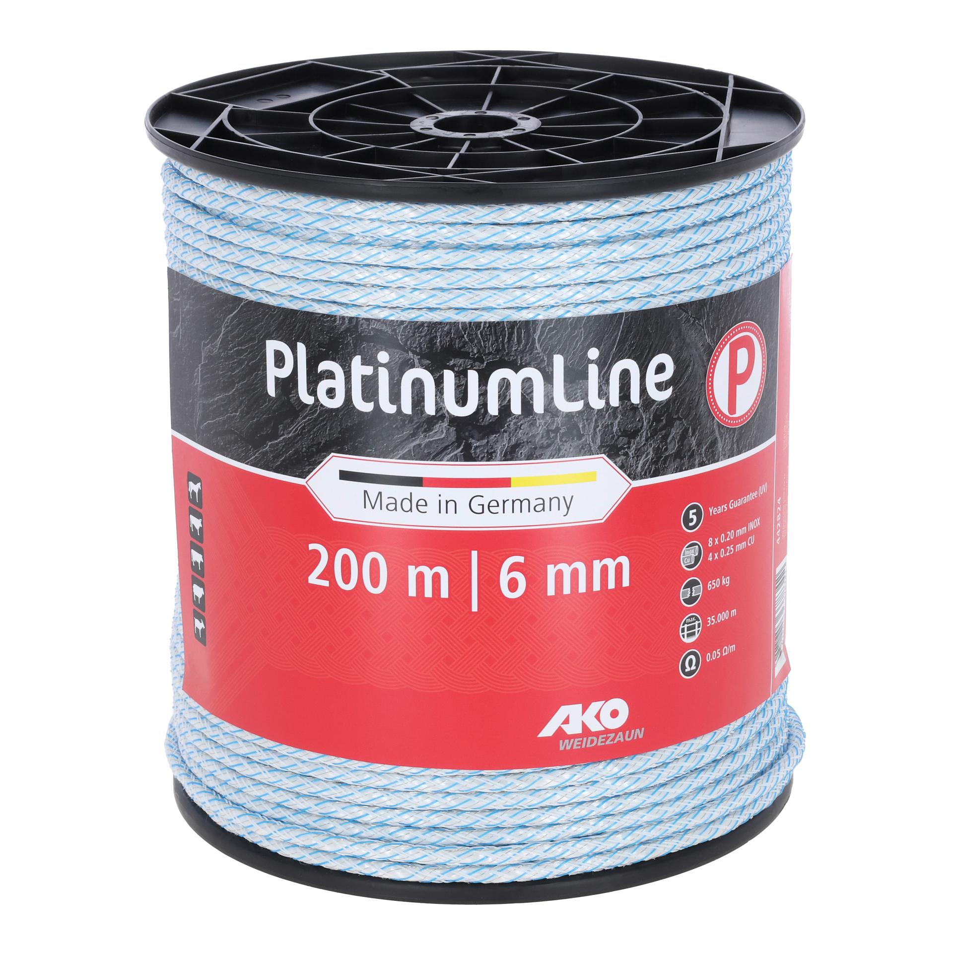 AKO PlatinumLine Weidezaunseil geflochten