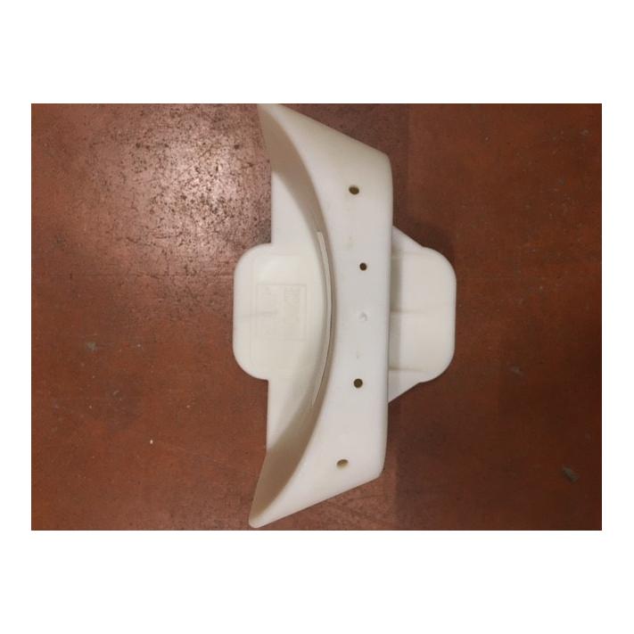 Hindernisauflage Kunststoff flach - weiss