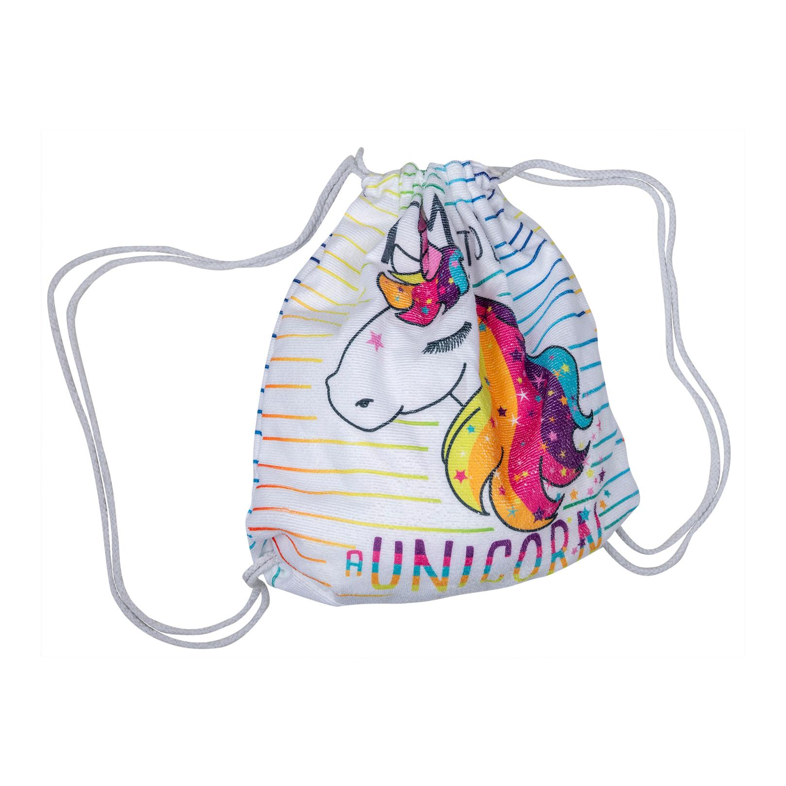 Waldhausen Strandtuch Einhorn mit Rucksackfunktion