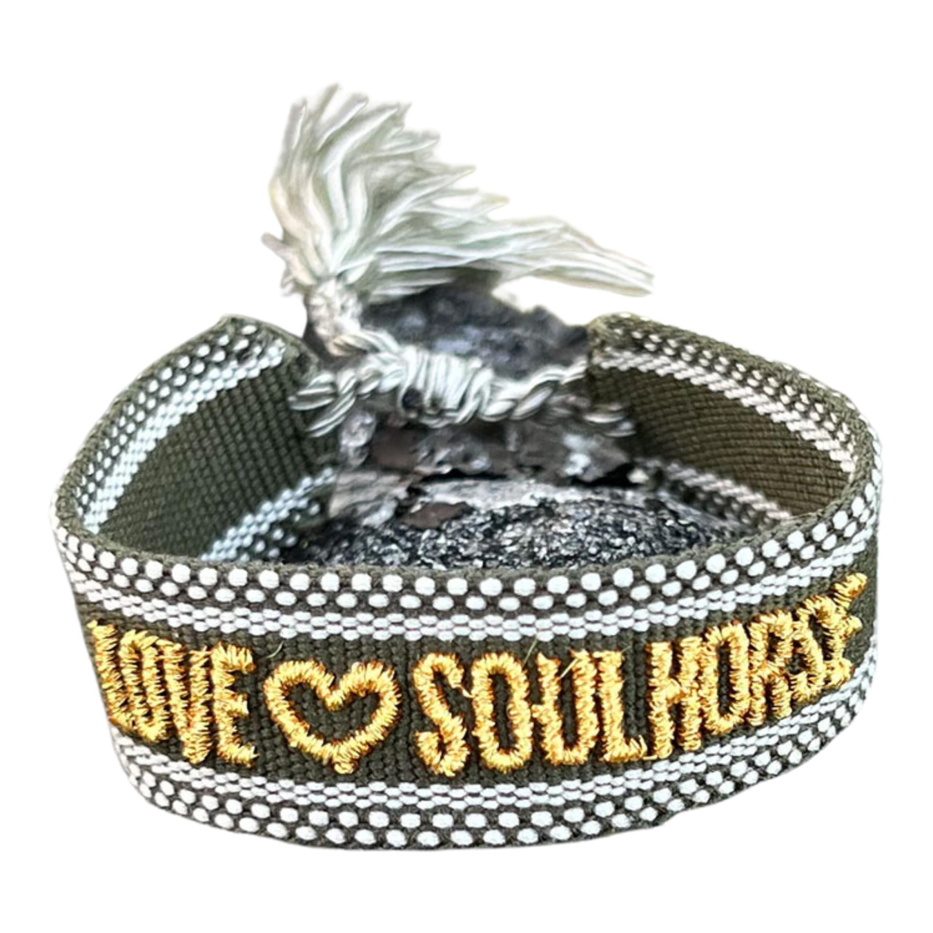 Stoffarmband "Love Soulhorse"
