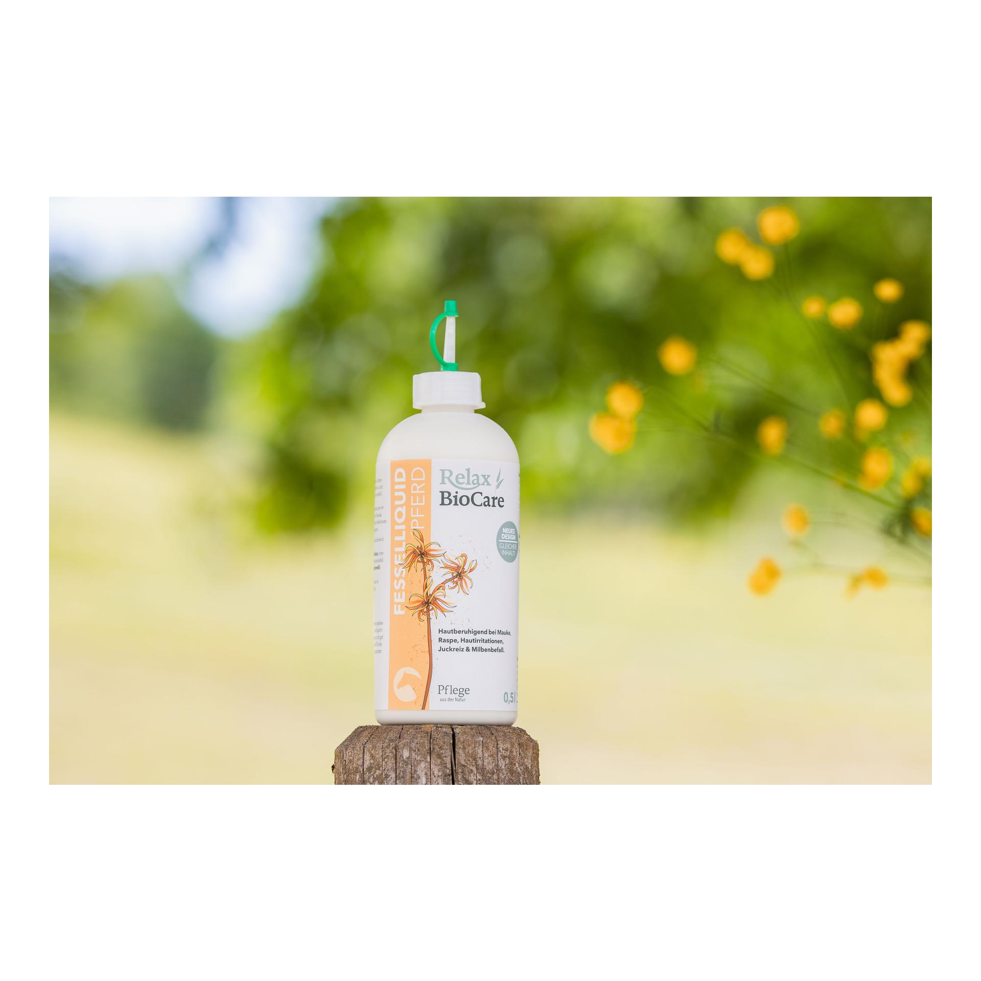 Relax Biocare Liquide pour paturons pour chevaux