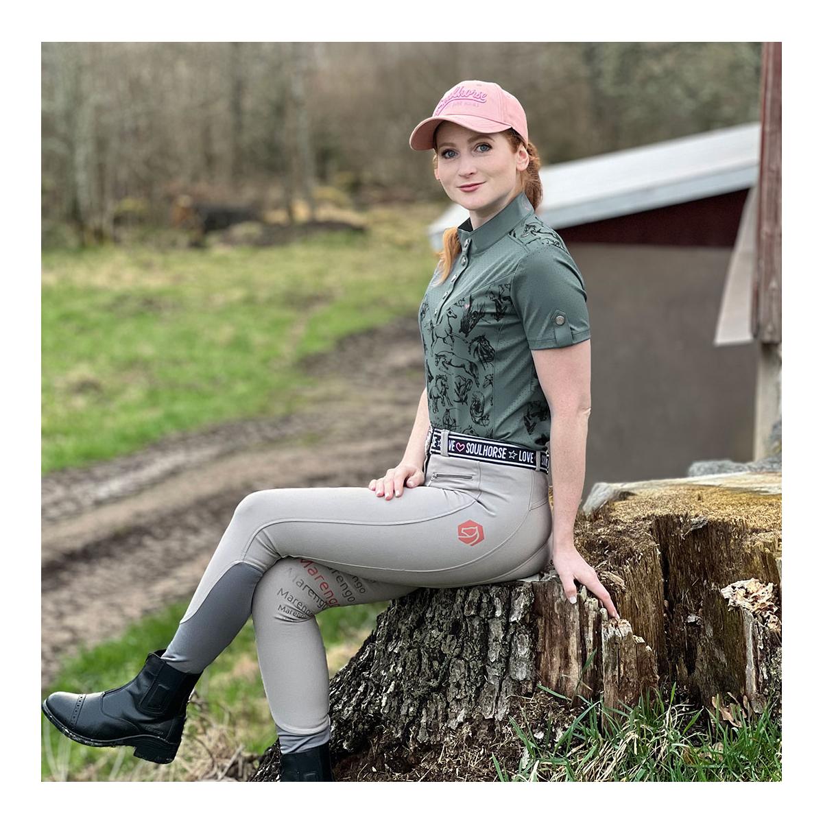 Funktions Poloshirt Horses