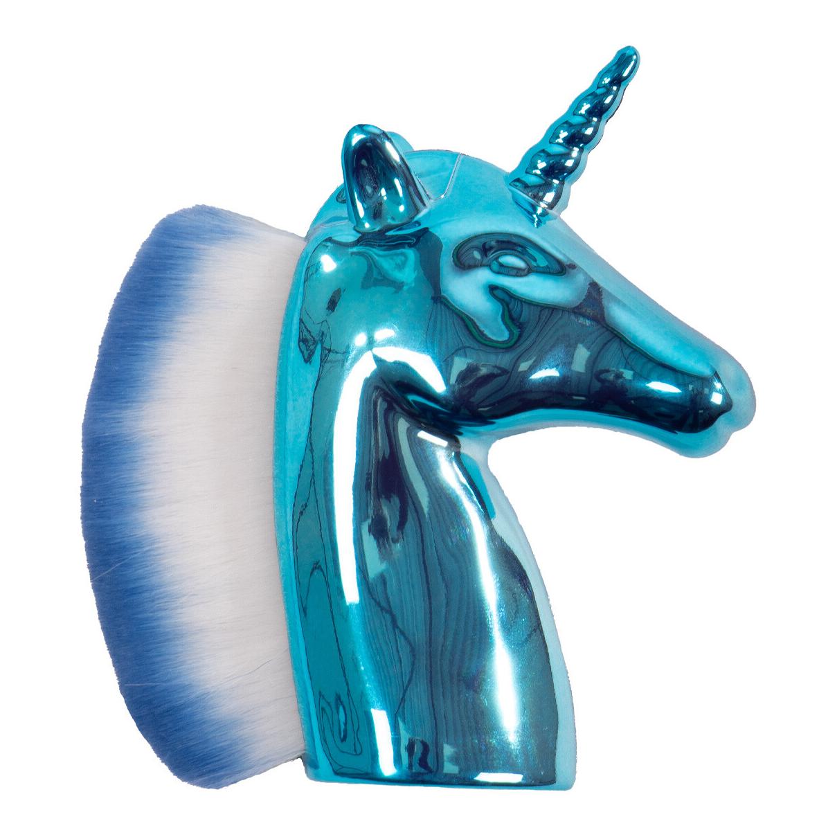 QHP Kopfbürste Unicorn - blau