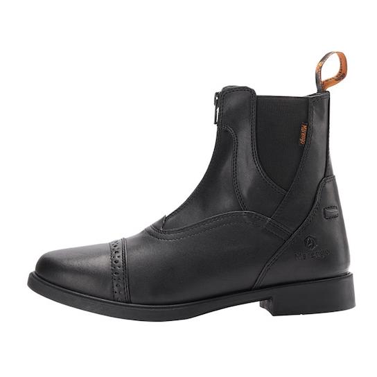 Reitstiefelette Frontzip Kunstleder