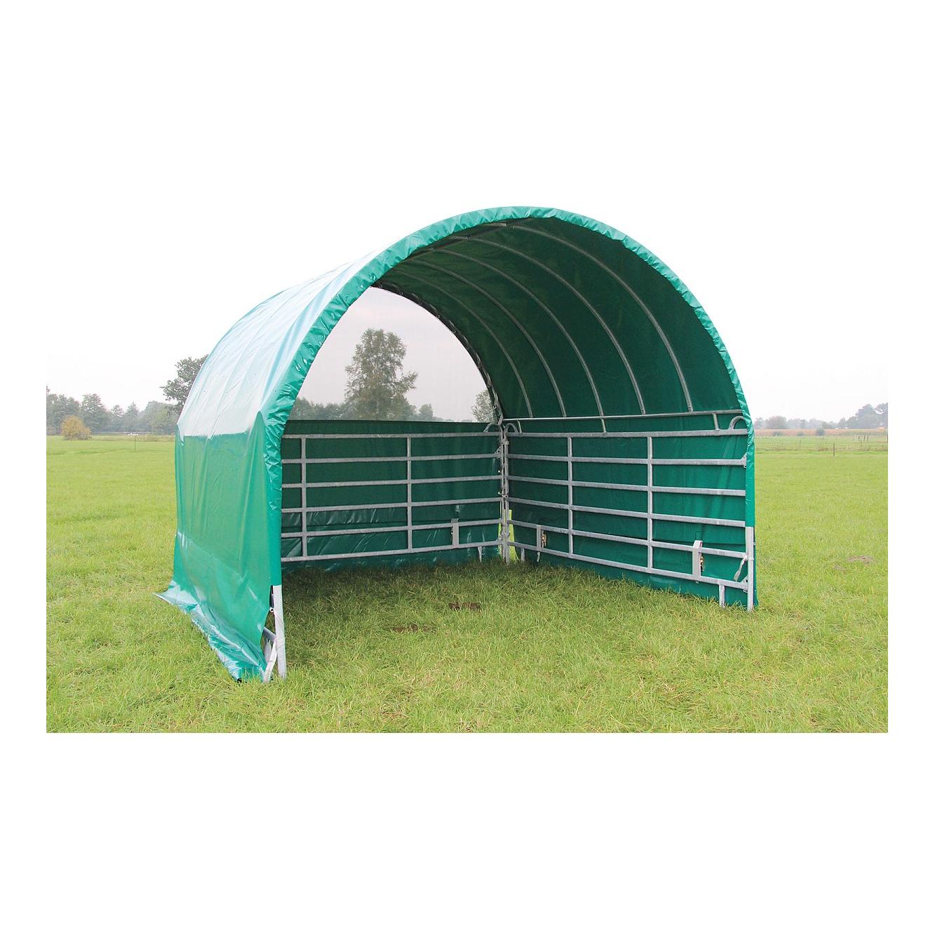 Mobiles Rundbogen Weidezelt