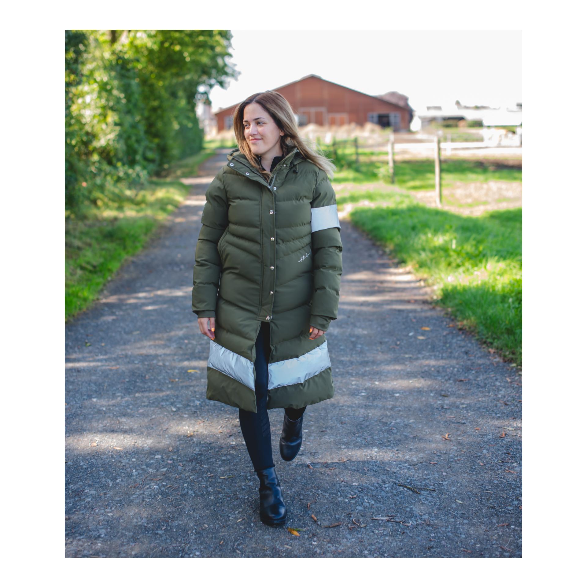 Reit-Set Wintermantel & Reithose | Wintermantel Elements Ultra Reflex & Reithose Motion Fullgrip