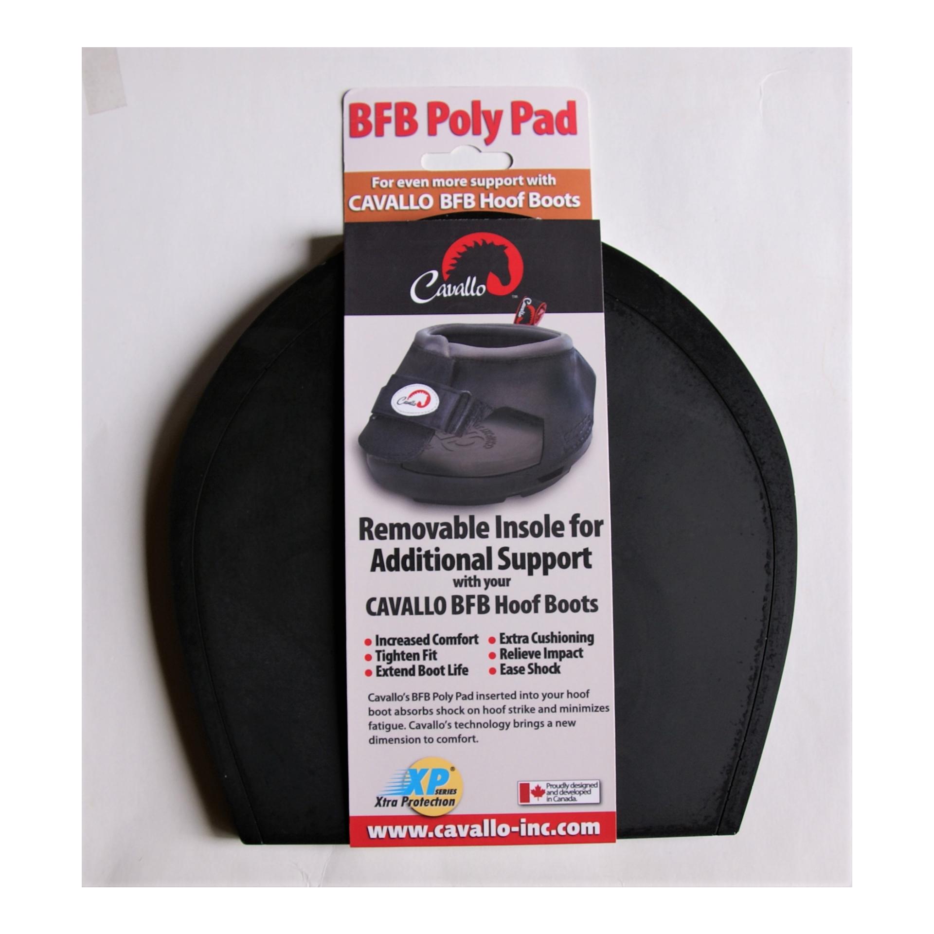 Cavallo Horse & Rider Hufschuhe BFB Poly Einlegesohle - schwarz