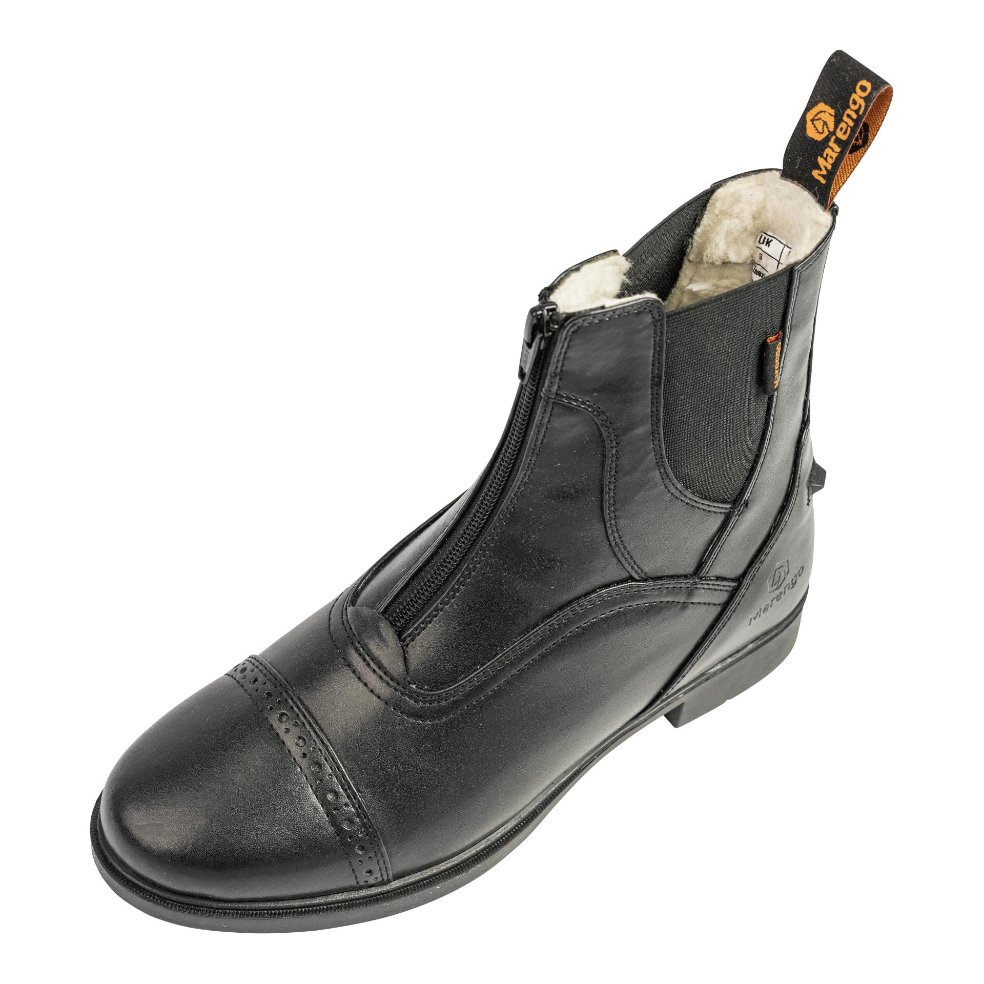 Reitstiefelette Frontzip Winter Kunstleder Reitstiefelette Frontzip Winter Kunstleder