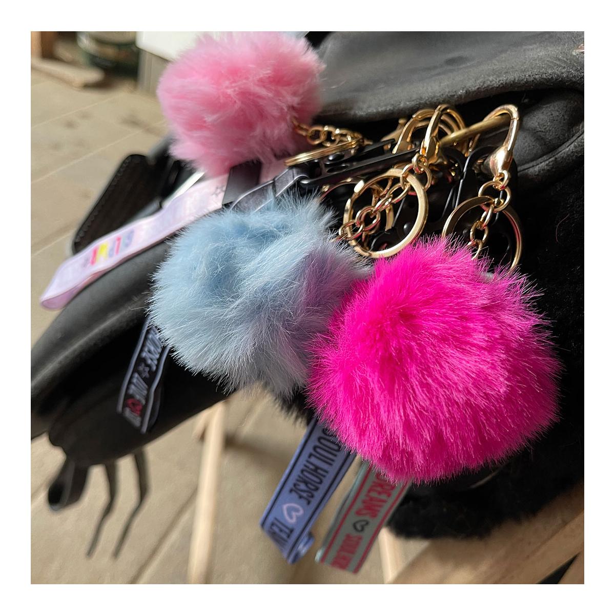 Pom Pom Schlüsselanhänger "Team Soulhorse"