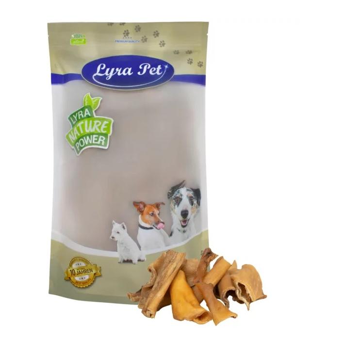 Lyra Pet Rinderkopfhaut Abschnitte 4 - 8 cm