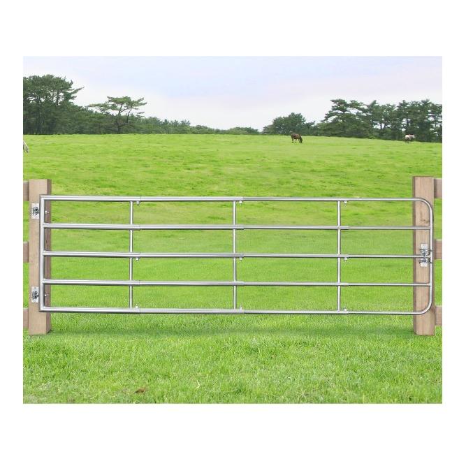 Weidezauntor aus verzinktem Stahl - verstellbar