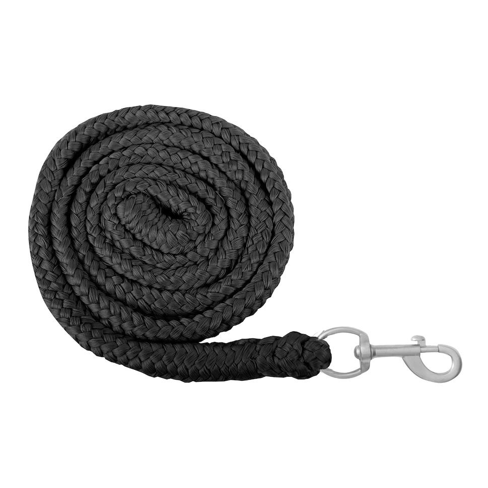 Anbindestrick Economic mit Karabiner - schwarz
