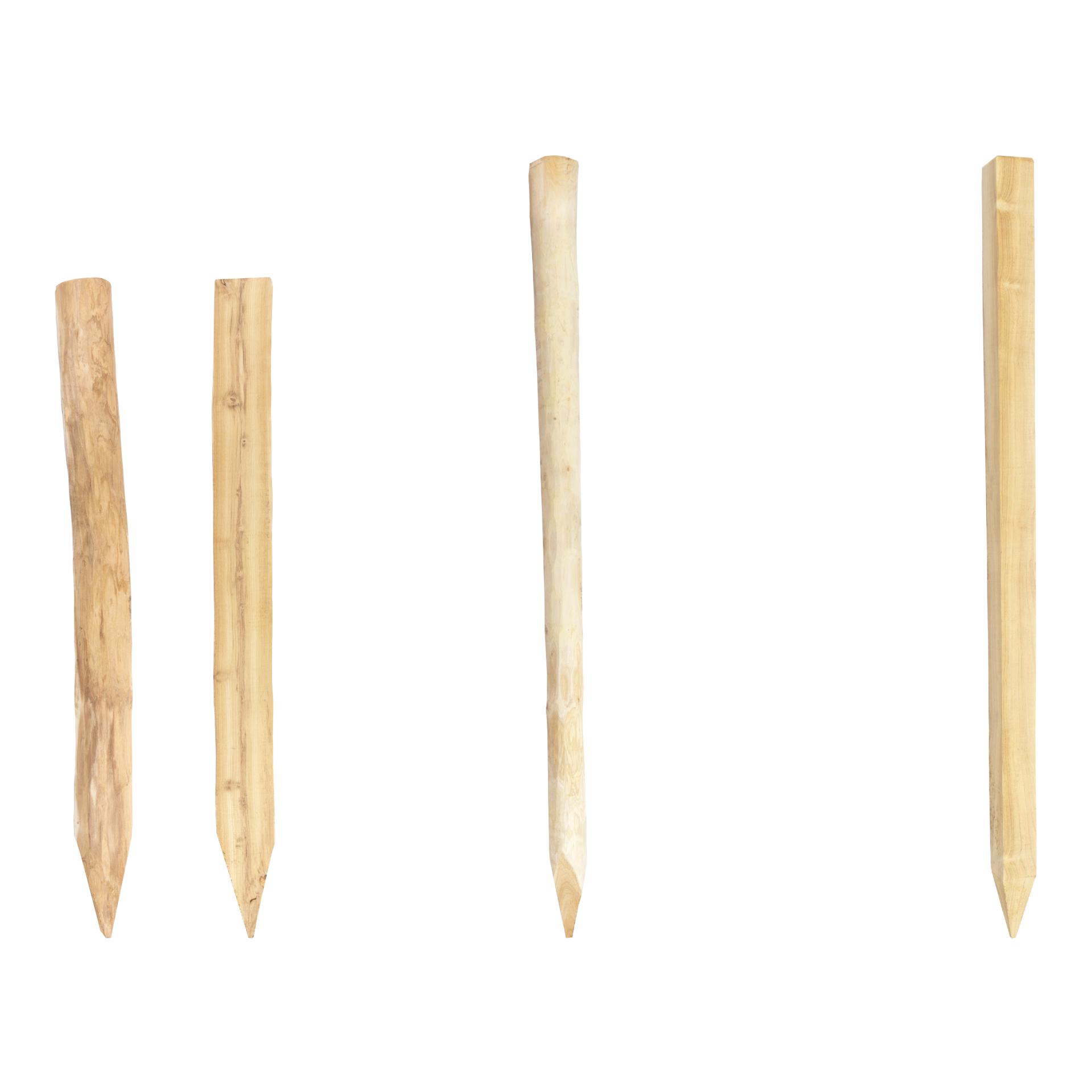 Robinienpfahl, vierkant