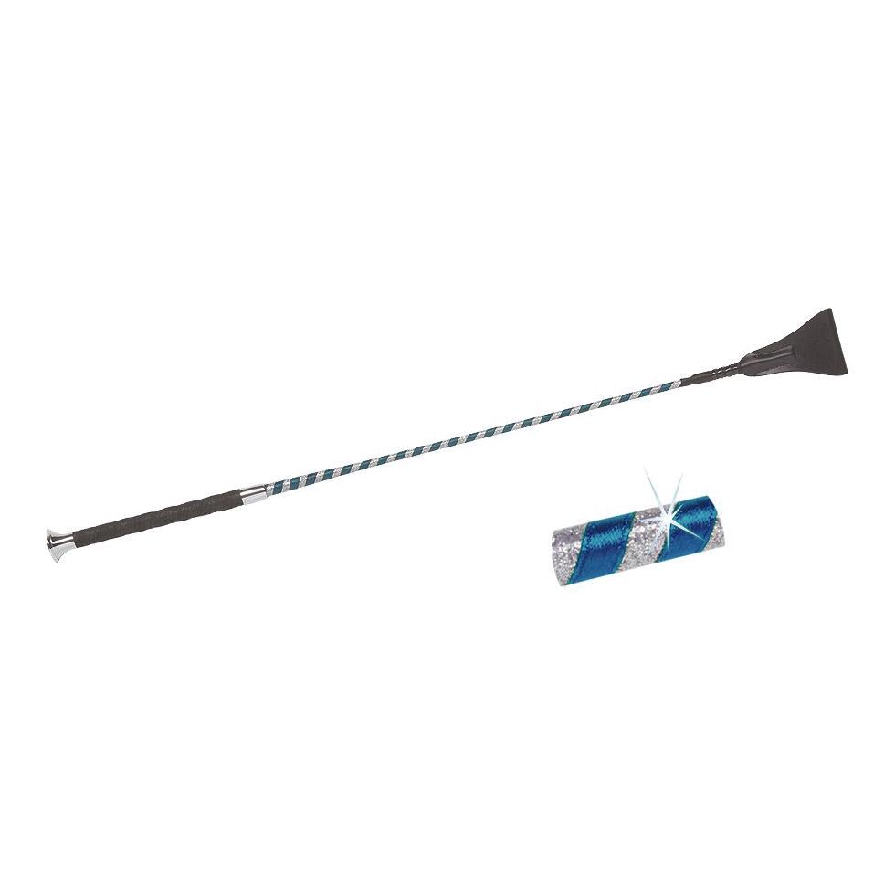 Springgerte Satin-Glitter - blau