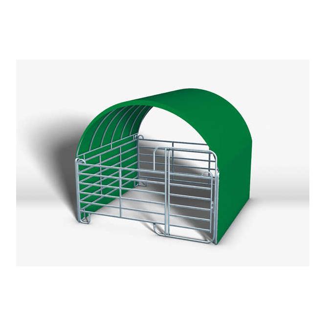 Growi®-Rundbogen-Weidezelt 3,60 x 3,60 x 3,25 m OHNE PANELS