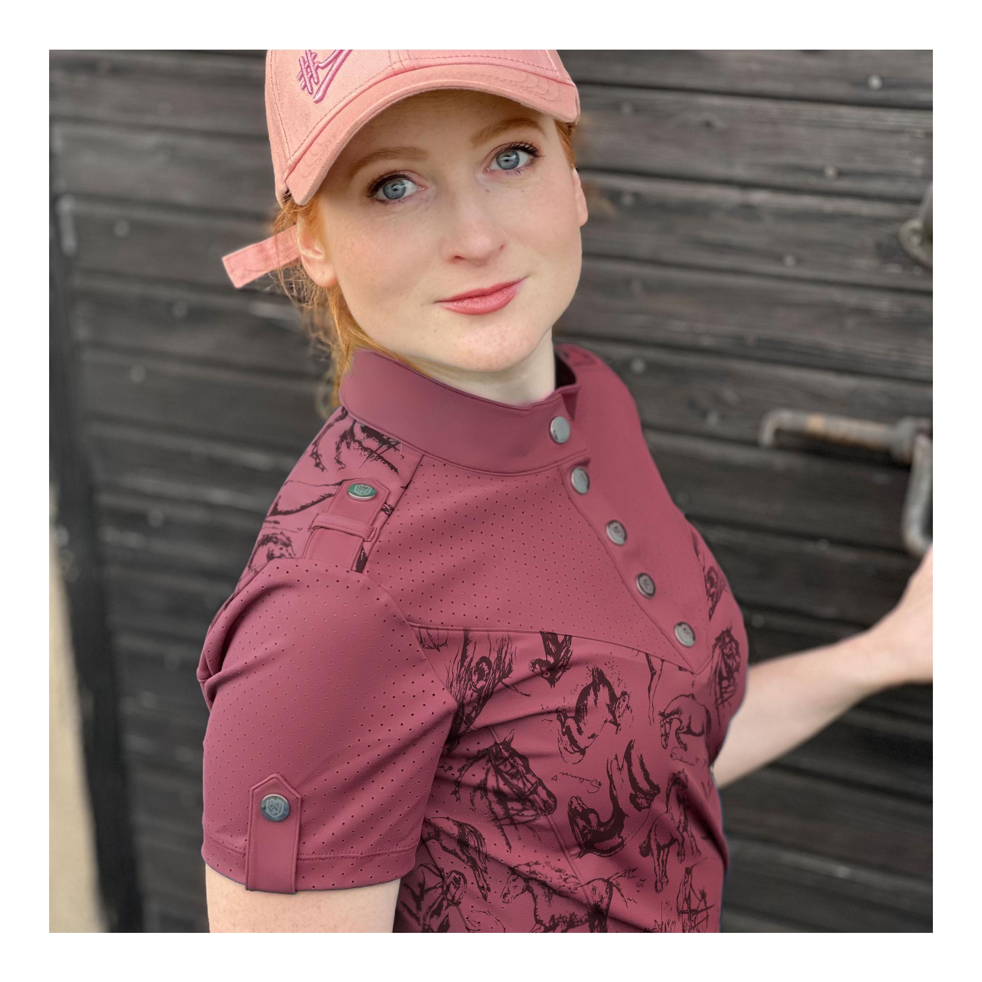 Funktions Poloshirt Horses