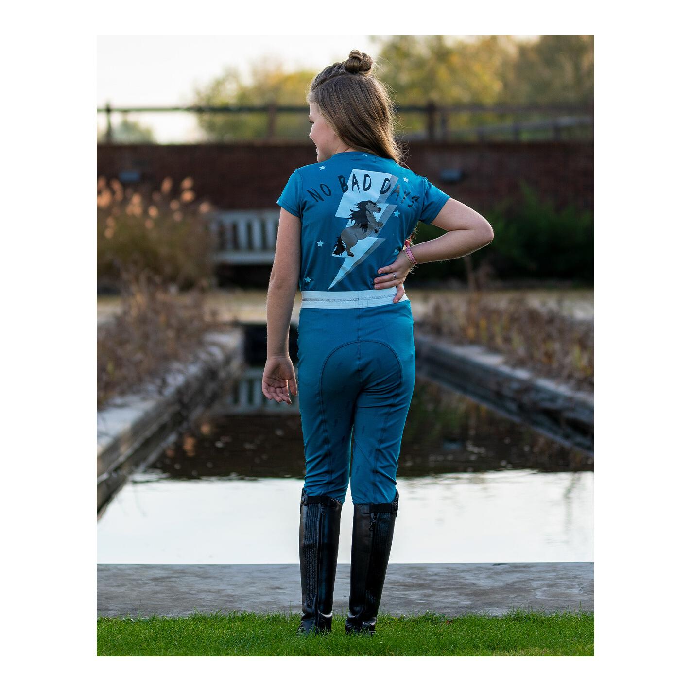 Reitleggings Thunderbolt Junior Vollbesatz