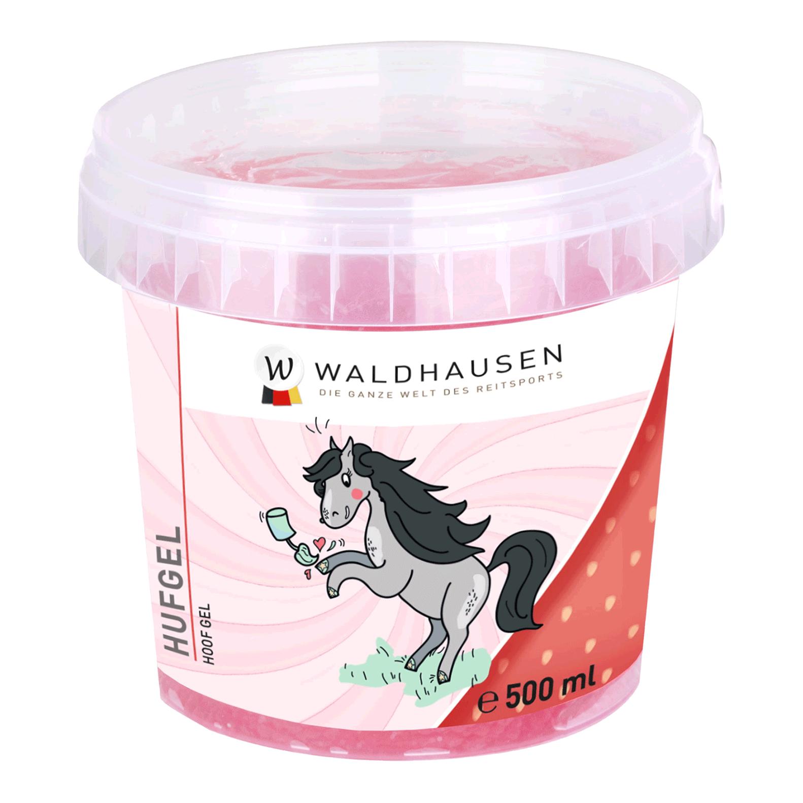 Waldhausen Hufgel mit Glitzer, Erdbeere-Vanille