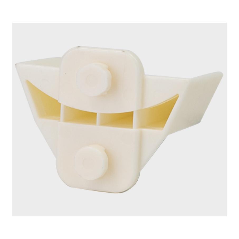 Hindernisauflage Kunststoff flach - weiss