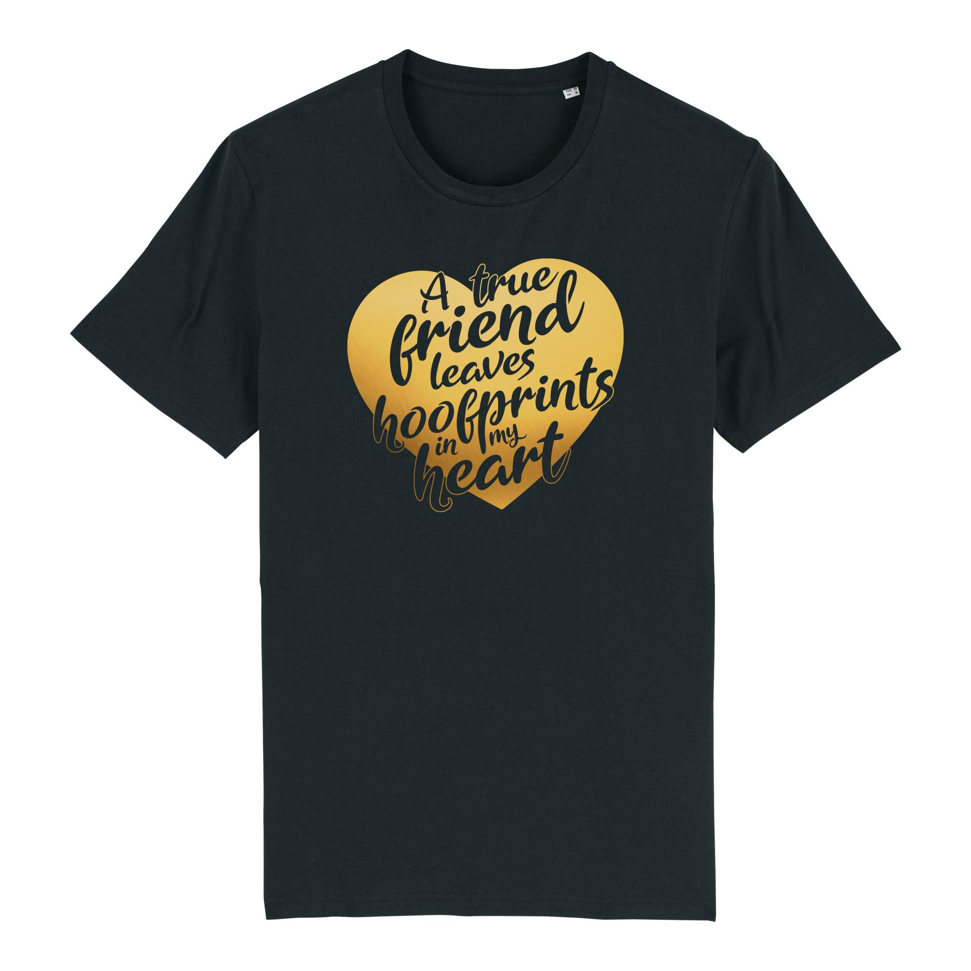 orsino T-Shirt Hoofprints Bio Grösse: S, Farbe: Schwarz
