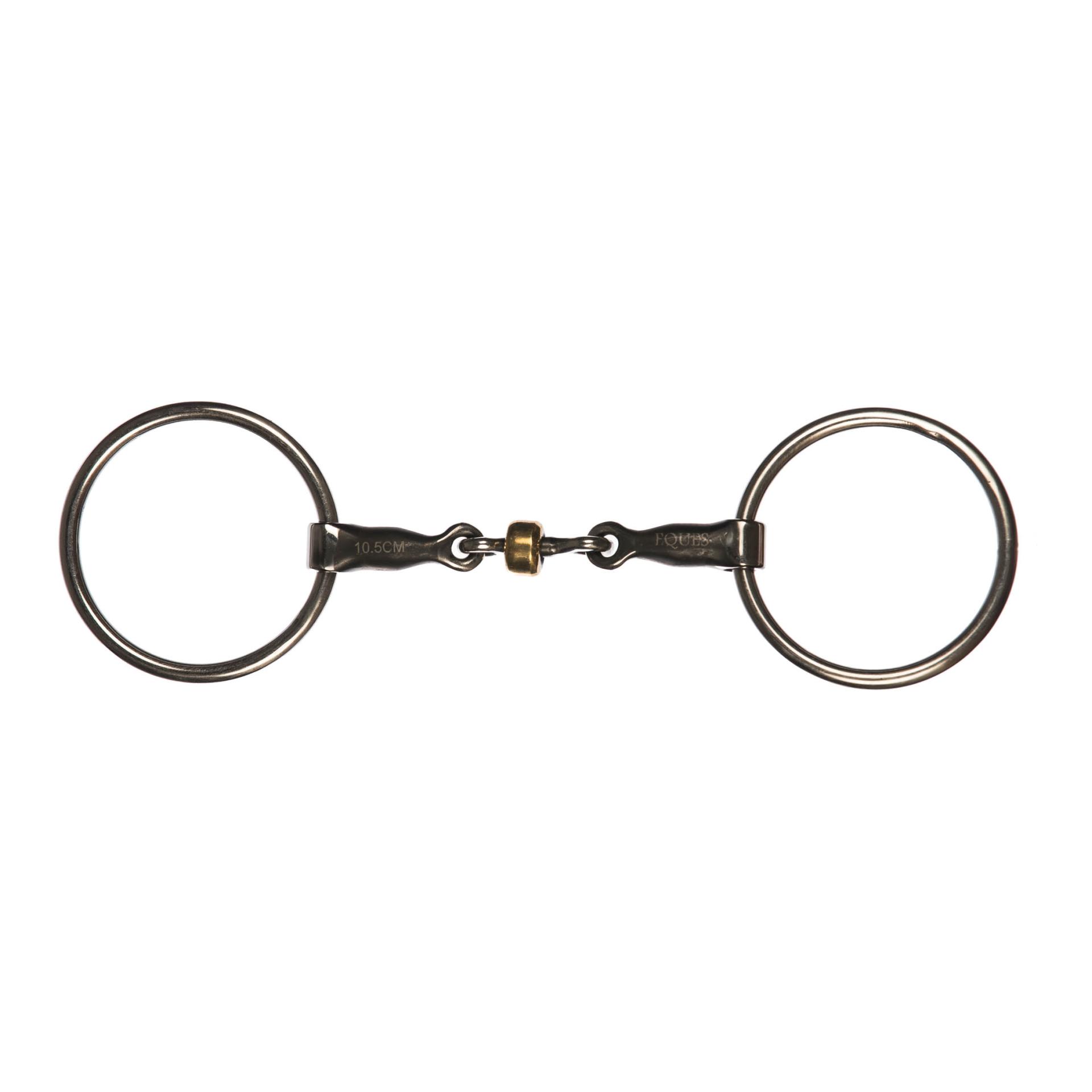 Doppelt gebrochene Wassertrense mit Rolle – Sweet Iron