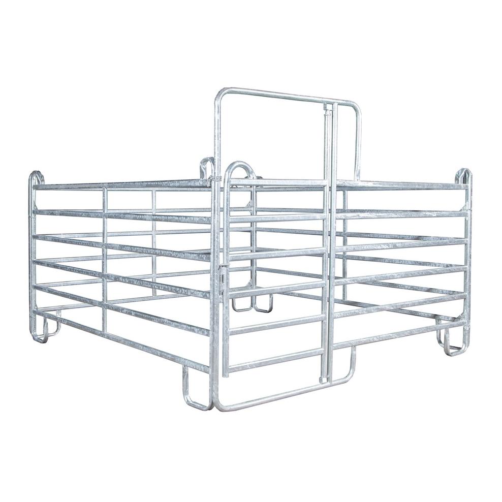 Mobile Pferdebox aus Panels