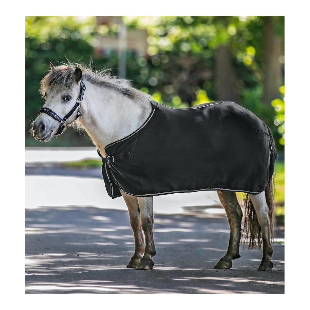 Fleecedecke Economic - schwarz