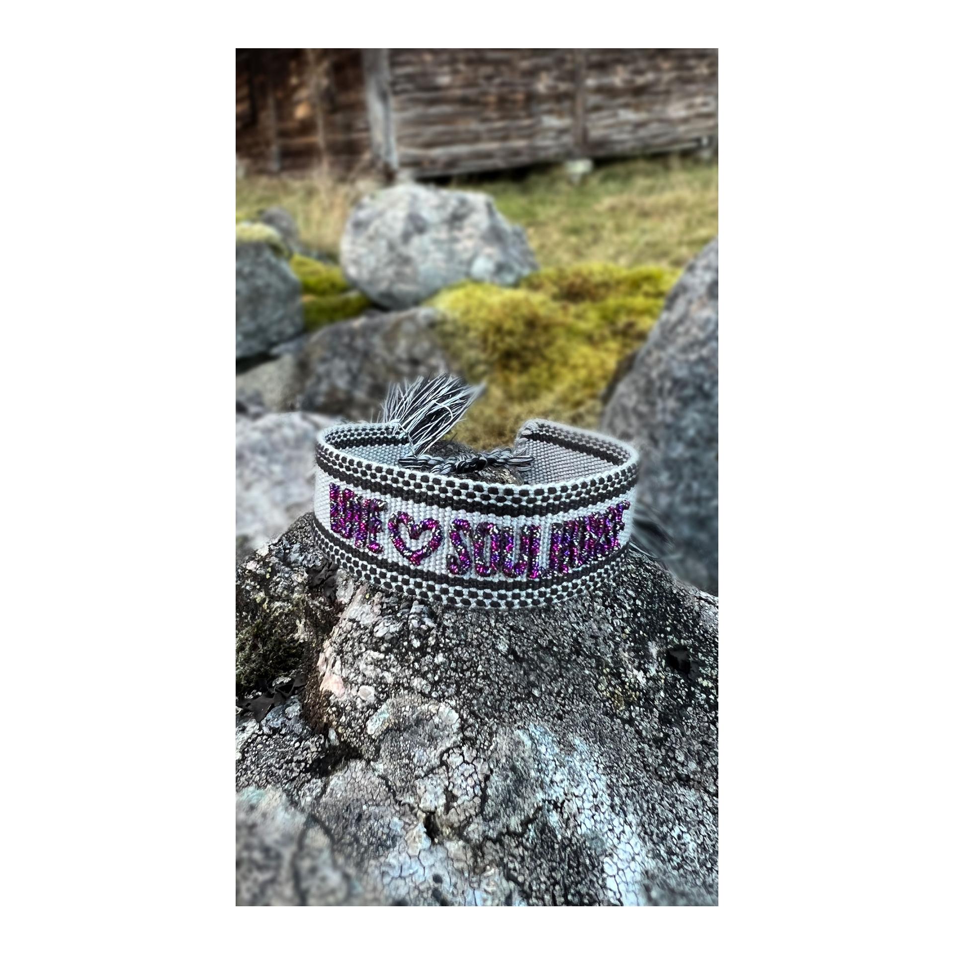 Stoffarmband "Love Soulhorse"