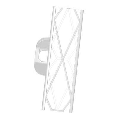 Kunststoffpfahl TITAN - Doppeltritt - 5 Stück