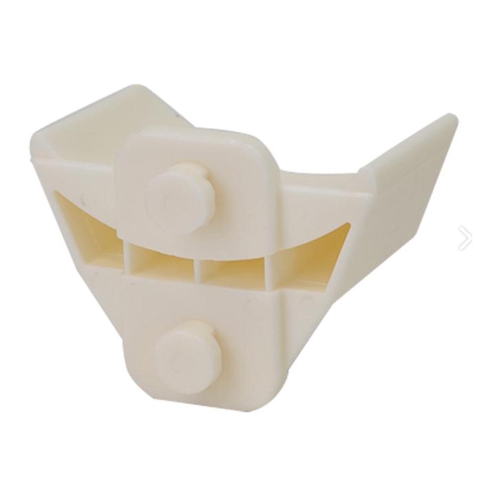 Hindernisauflage Kunststoff tief - weiss