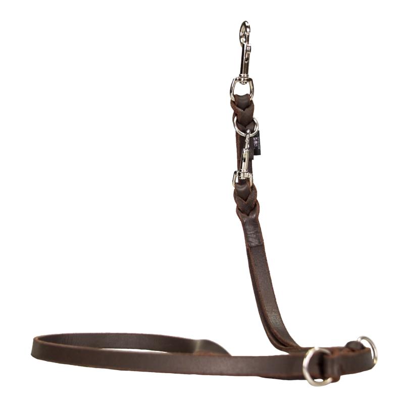 Beat Grossenbacher Hundeleine aus Fettleder Breite Länge: 8 mm/200 cm