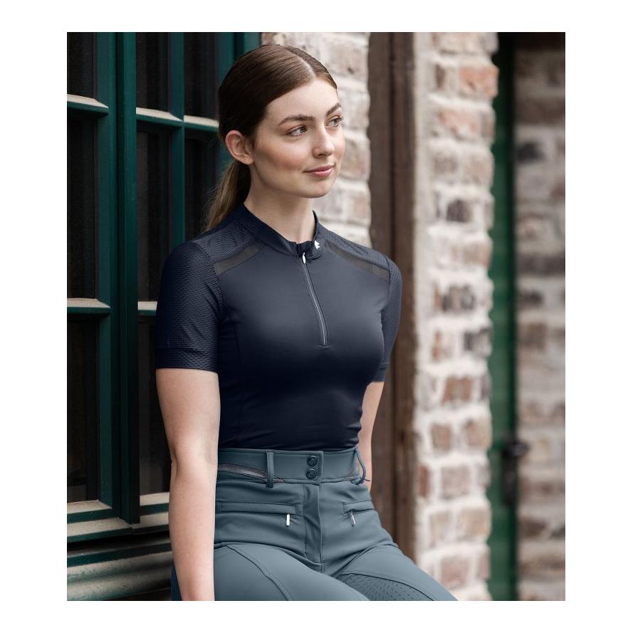 Funktions-Zip-Shirt Nancy Damen