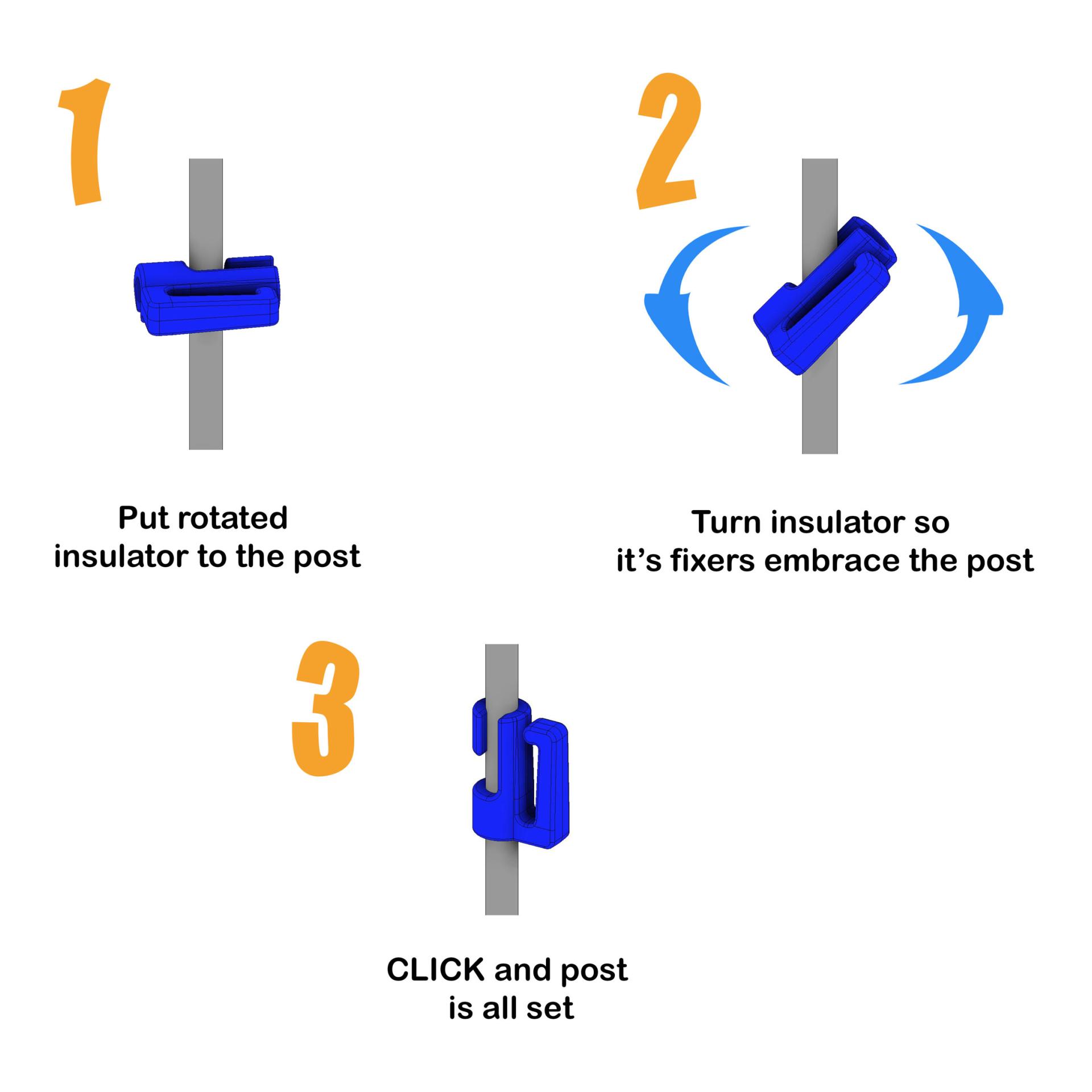 Ersatzisolator - 10 Stück