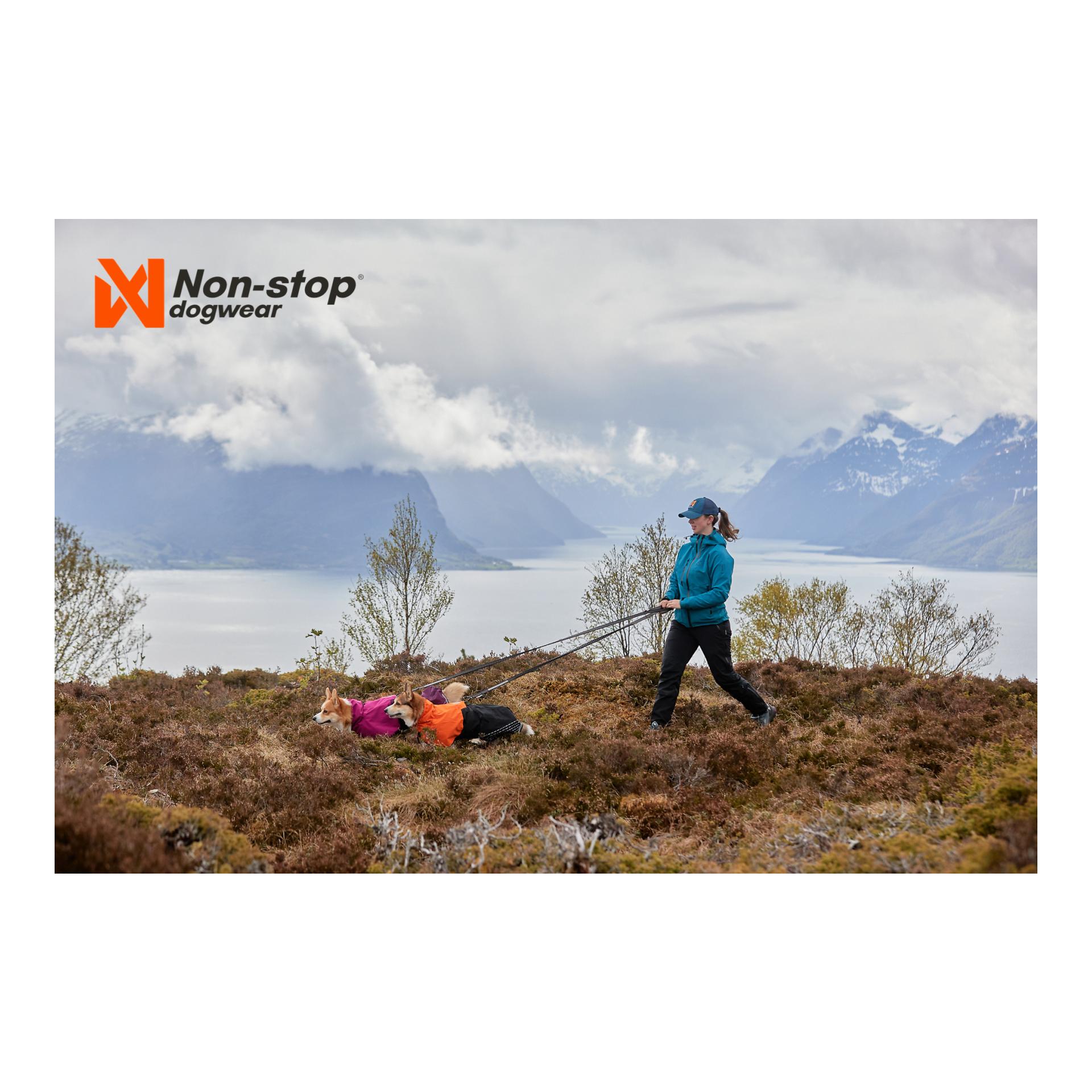 Fjord Raincoat - orange/black