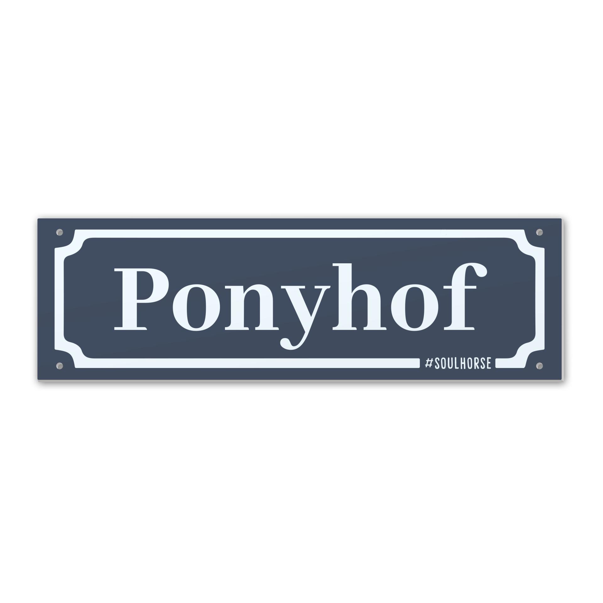 Soulhorse Boxenschild “Ponyhof”