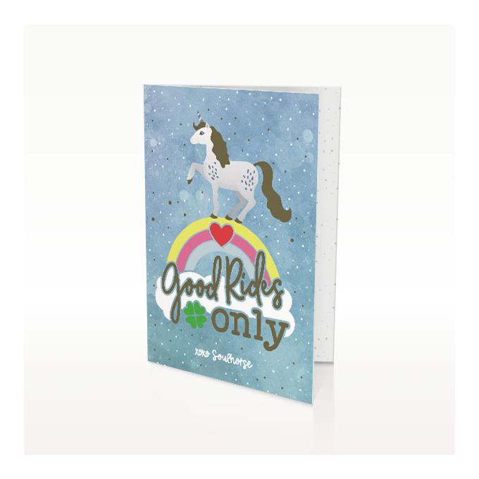 Grußkarte "Good Rides Only"