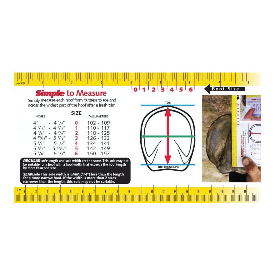 Hufschuhe Trek Regular (Paar) - schwarz