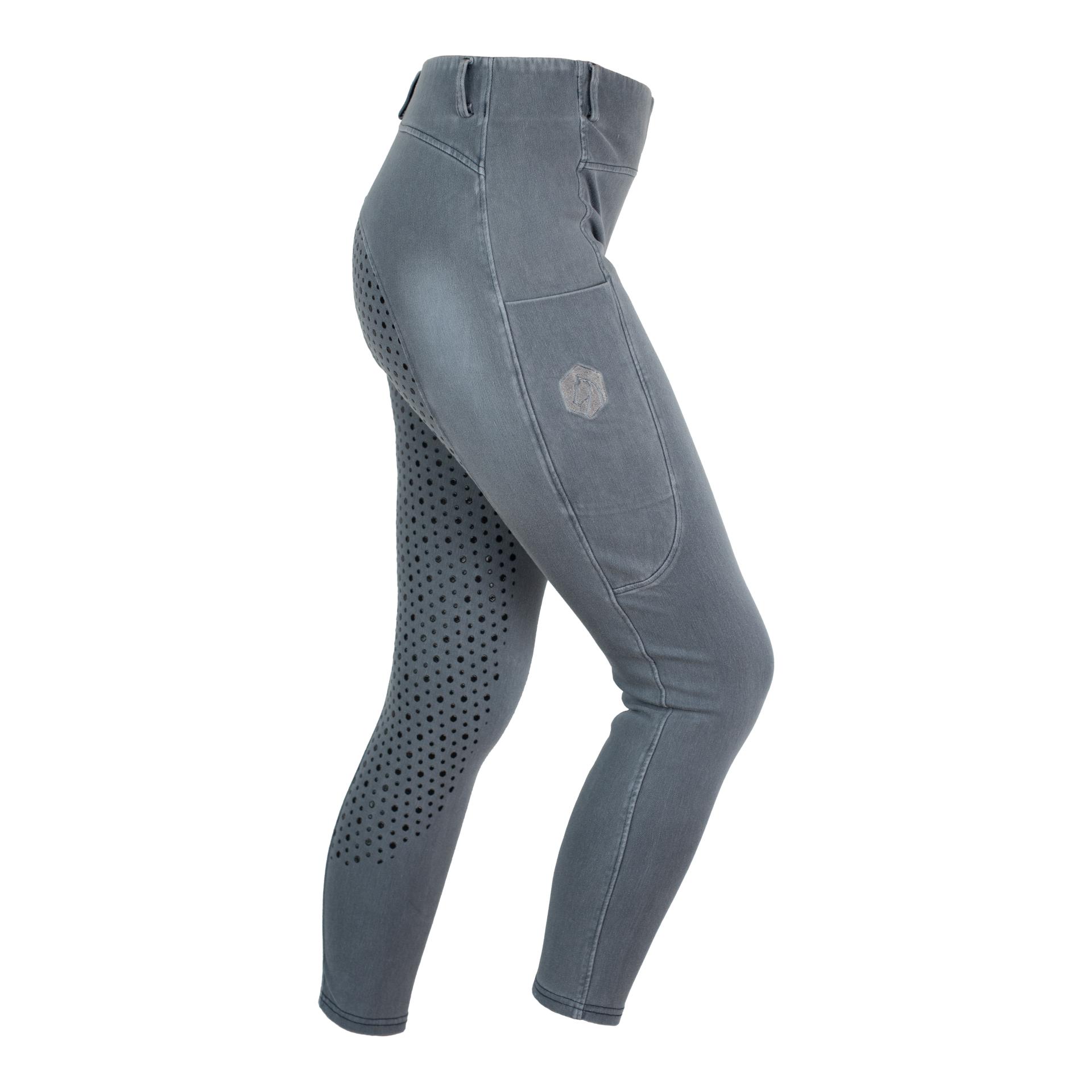 Reitleggings Jeans Fullgrip